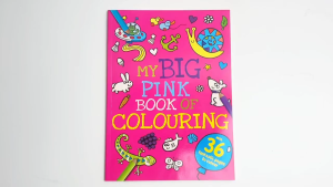 My Big Pink Colouring Book With Fun Colouring Pages & Beautiful Illustrations For Kids
