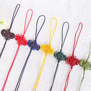 ที่แขวนรถ DIY ที่ทำมือ สร้อยคอผูกโบว์สีแดง งานฝีมือแฮนด์เมด เครื่องประดับแฟชั่นฤดูร้อนใหม่ วัสดุอื่นๆ