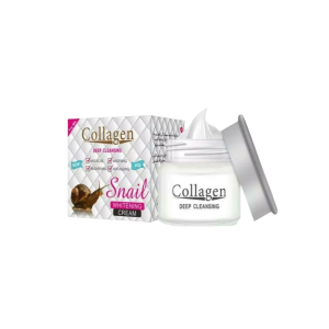 BUY 1 TAKE 1 Snail Collagen Deep Cleansing Face Cream 80g Whitening & Brightening Formula Reduces Acne and Fine Lines