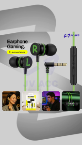 NANVAN NVN-HF25 HEADSET IN EARPHONE WIRED MAGNETIC GAMING JACK 3.5MM / TYPE C PREMIUM QUALITY