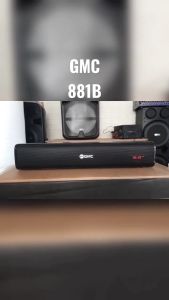 Salon Speaker Soundbar GMC 881-B FUUL BASS Double Woofer (Bluetooth/USB/TF/FM/Panjang30cm) /speaker bluetooth full bass/salon bluetooth full bass/speaker aktif super bass/subwoofer full bass