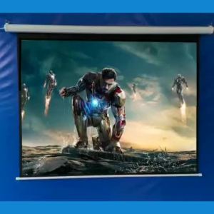 Portable Projector Screen Outdoor Projector Screen For Travel Home HD Black Crystal Gray Crystal Electric Remote Control 84-Inch 120-Inch Automatic Lifting 4K Light-Resistant Metal