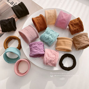 ยางรัดผมลายปักสูงยืดหยุ่นสูงสำหรับผ้าม่าน ยางรัดผมแบบใหม่สำหรับผู้หญิงที่ต้องการดูดีในทุกวันนี้ ยางรัดผมสไตล์ฝรั่งเศส