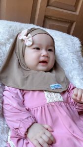 Jilbab bayi cewek Jilbab bayi newborn Jilbab bayi 0-6 bulan Jilbab newborn 0-3 bulan Jilbab bayi lucu