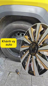 Combo 4 Ốp Lazang Có Logo Vinfast VF3 VF5S Size 16 Inch Ốp Mâm Cho Các Dòng Xe Ô Tô Bánh 16inch Tự Lắp Đặt Dễ Dàng Tại Nhà