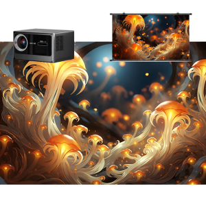 Sast | SAST K6 Home Cinema Projector Ultra HD Closed Design Foot Bath Smart Hotel Office Commercial Meeting Home Theater Bracket