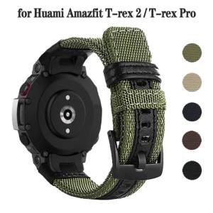 Dây Đeo Nylon Cho Đồng Hồ Thông Minh Huami Amazfit T-Rex Dây Đeo Thay Thế Dành Cho Người Lớn Tang Buckle Tương Thích Với Amazfit T-Rex Pro