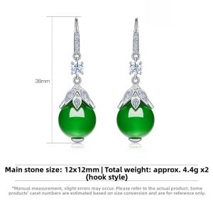 AILEQ | Emerald Full Green Fashion Celebrity-Endorsed Earrings