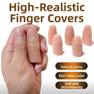 Realistic Finger Sleeve with Fingerprint Anti-slip New Model