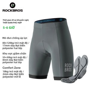 ROCKBROS Nam MTB Xe Đạp Quần Quần Short Thoáng Khí Nhanh Khô Chống Tia UV Nhẹ Quần Short Đạp Xe Cho Mùa Hè 5-6 Giờ