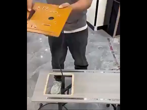 Electric Saw Guide Rail 28x25cm Circular Saw Base Plate Woodworking Cutting Machine Base Plate