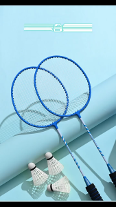 Anti Slip Badminton Racket Soft Grip Handle Student Adult Entertainment Couple Playing Recreational Sports Equipment