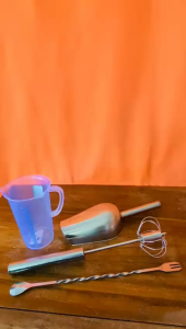 SEKOP ES BATU 1 SET | SEKOP ES | GELAS TAKAR 1 SET