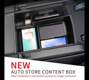 Car Armrest Storage Box For BYD Seal U Sealion 6 Song Plus DM-i 2025 Right Hand Drive Car Organizer Accessories