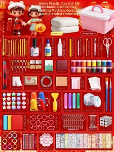 Non-toxic DIY Clay Kit Refrigerator Magnet Toy
