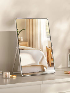 Makeup Desk Mirror Home Use Iron Foldable