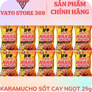 Bánh snack khoai tây KARAMUCHO vị sốt cay ngọt hàn quốc gói 25g