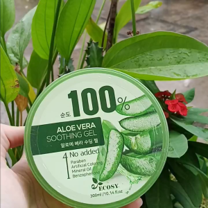[ NHẬP KHẨU HÀN QUỐC ] Gel Dưỡng Da Ecosy 100% Aloe Vera 300ml dùng cho mặt và body