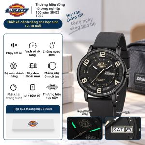 Dickies | Đồng Hồ Quartz Sinh Viên Dùng Kiểm Tra Chống Nước Lịch Đôi