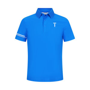 EUROPEAN TOUR | UPF50+ Sun Protection Italian Fabric Mens Golf Short Sleeve Polo Shirt