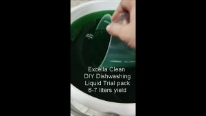 Dishwashing Liquid DIY KIT TRIAL PACK 6-7 Liters yield ExcellaClean