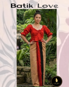 Batik sarong and crop top | full kit for young adults 009 | Lanka Styles