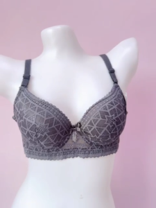 Ladies Cotton Lace Bra B cup 36B-42B Full Cup Bra ada besi Baju dlm wanita 529