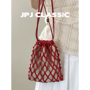 jpj | New Handwoven Summer Vacation Style Openwork Phone Bag