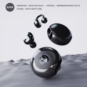 New Generation Multi-Functional Clip-On Bluetooth Earphones Wireless Sports Long Battery Life Open Design for Comfortable Wear