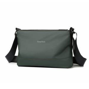 Casual Lightweight Mens Crossbody Bag Small Size Commuter Shoulder Bag Three Layers Large Capacity Leisure Slant Bag