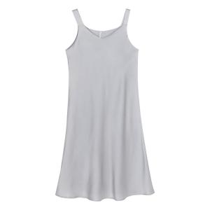 MiiOW | Womens Ice Silk Nightgown Summer 2025 New Style With Chest Pad Integrated High-End Feelings Summer Strap Nightgown Female