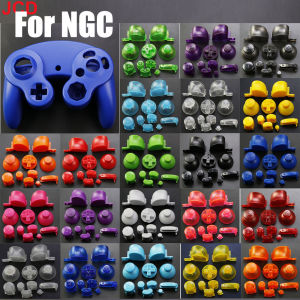 JCD 1set Analog Stick Cap Buttons Keypads Y X A B Z Buttons Joystick Stick Caps For Gamecube For NGC Controller