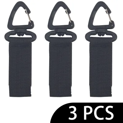Outdoor 360 Rotate Nylon Carabiner Key Hook MOLLE Webbing Buckle Belt Buckle Hanging Camping Climbing Backpack Accessories