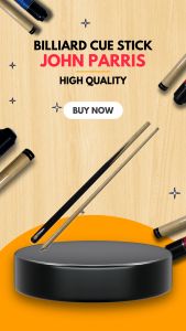 John Parris Billiard Cue Stick - Premium Quality Cue for Professional Play