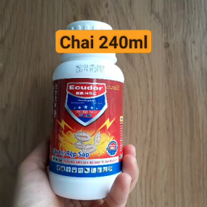 Thuốc đặc trừ rệp sáp rệp trắng Ecudor chai 240ml - thành phần Spirotetramat 22.4% wwThuốc đặc trừ rầy rệp Dạng sữa mát cây- lưu dẫn hai chiều