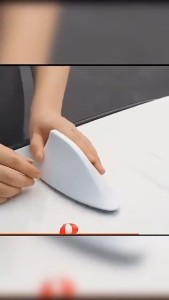Car Shark Fin Antenna with FM AM Cable Radio Aerial No Drill ABS Antena Kereta Alza Waja 汽车鲨鱼鳍