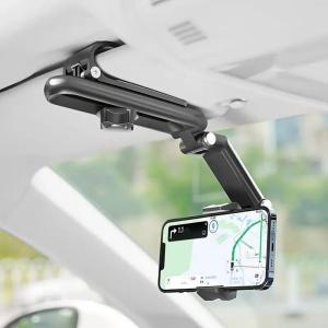 New 1080° Multifunctional Sun Visor Universal 360° Rotating Phone Holder Suitable for Any Scene Car Holder - Rotatable and Ex