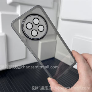 Oppo A5Pro New Soft Silicone Phone Case Thin Transparent Protective Cover Full Lens Protection Anti-Fall Light Weight for Men And Women