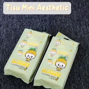8pcs/Set Tissue Basah Mini & Tissue Basah Travel: Pilihan Praktis dan Hemat