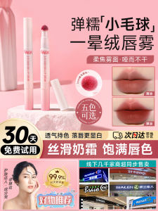 Natural Long-lasting Velvet Matte Lipstick Cushion Portable Cosmetic for Women Student Affordable Color-fading Resistant