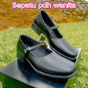 Sepatu PDH Tali OOTD Wanita Outsol Khusus Terbaru FORMAL DINAS HARIAN SECURITY HANG OUT