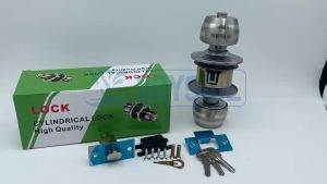 High Quality Spherical Stainless Steel 5831 Golden Dragon Door Knob Lock With 3 Keys