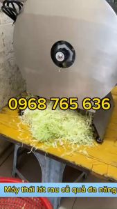 Máy thái lát trái cây củ quả chạy điện - Bảo hành 12 tháng