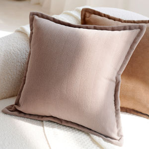 Cartoon Cat Motif Childrens Cushion Cover Nordic Minimalist Style for Living Room Sofa Bed Headboard Luxury Homestay