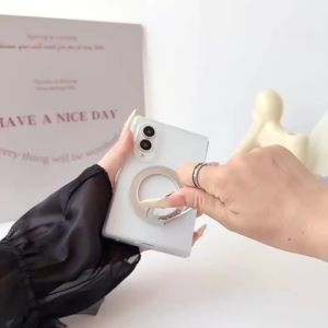 Detachable 360° Rotatable Ring Kickstand For Magsafe Magnetic Clear Phone Case For Samsuang Galaxy Z Fold 8 Ultra 7 6 5 4 3