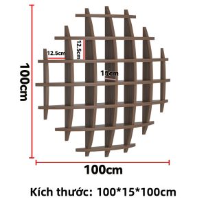 Kệ Treo Trưng Bày Bộ Trà và Trang Trí