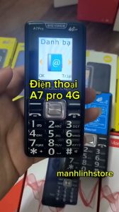 Điện Thoại Người Già Mastell A7 pro Mới Fullbox Sóng 4G Đọc Số Loa To Pin Trâu