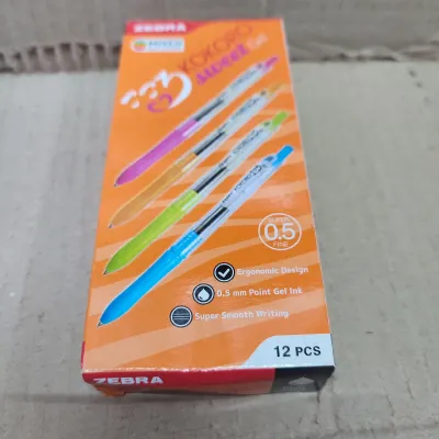 Pulpen KOKORO Sweet isi 12 pcs murah t Gel 0.5 mm body polos