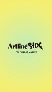 ARTLINE STIX Colouring Marker Spidol Menggambar Mewarnai Set 6 Warna ETX-300/6W