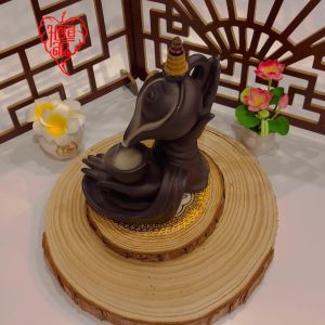 Thác Khói Huệ An Đốt Trầm Cao Cấp Hình Ấm Trà
